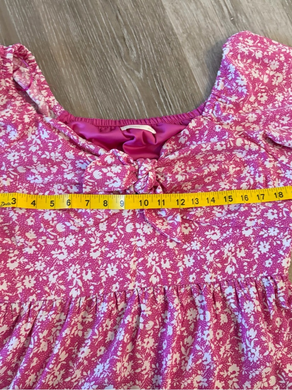 LC Lauren Conrad Pink and White Floral Mini Dress - Picture 11 of 13